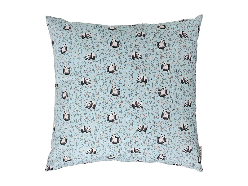 Housse de coussin 60x60 cm TAO bleu Céladon