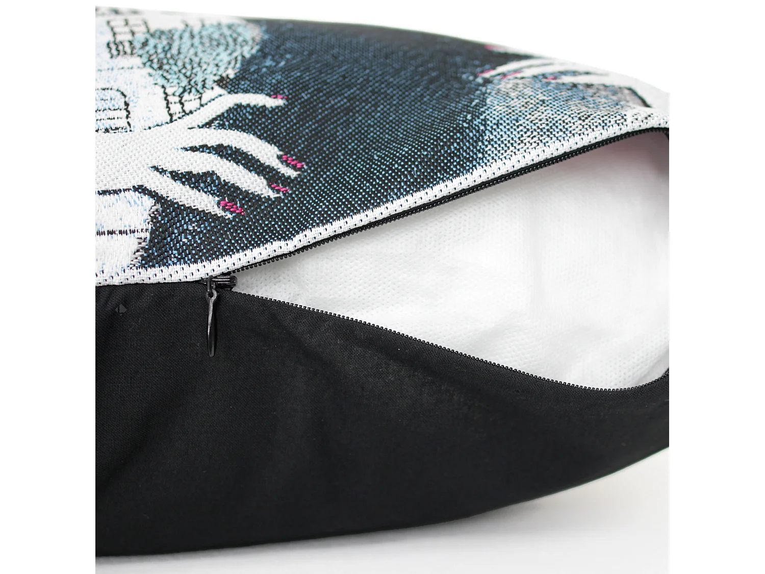 Housse de coussin 45x45 cm AUDREY Bleu