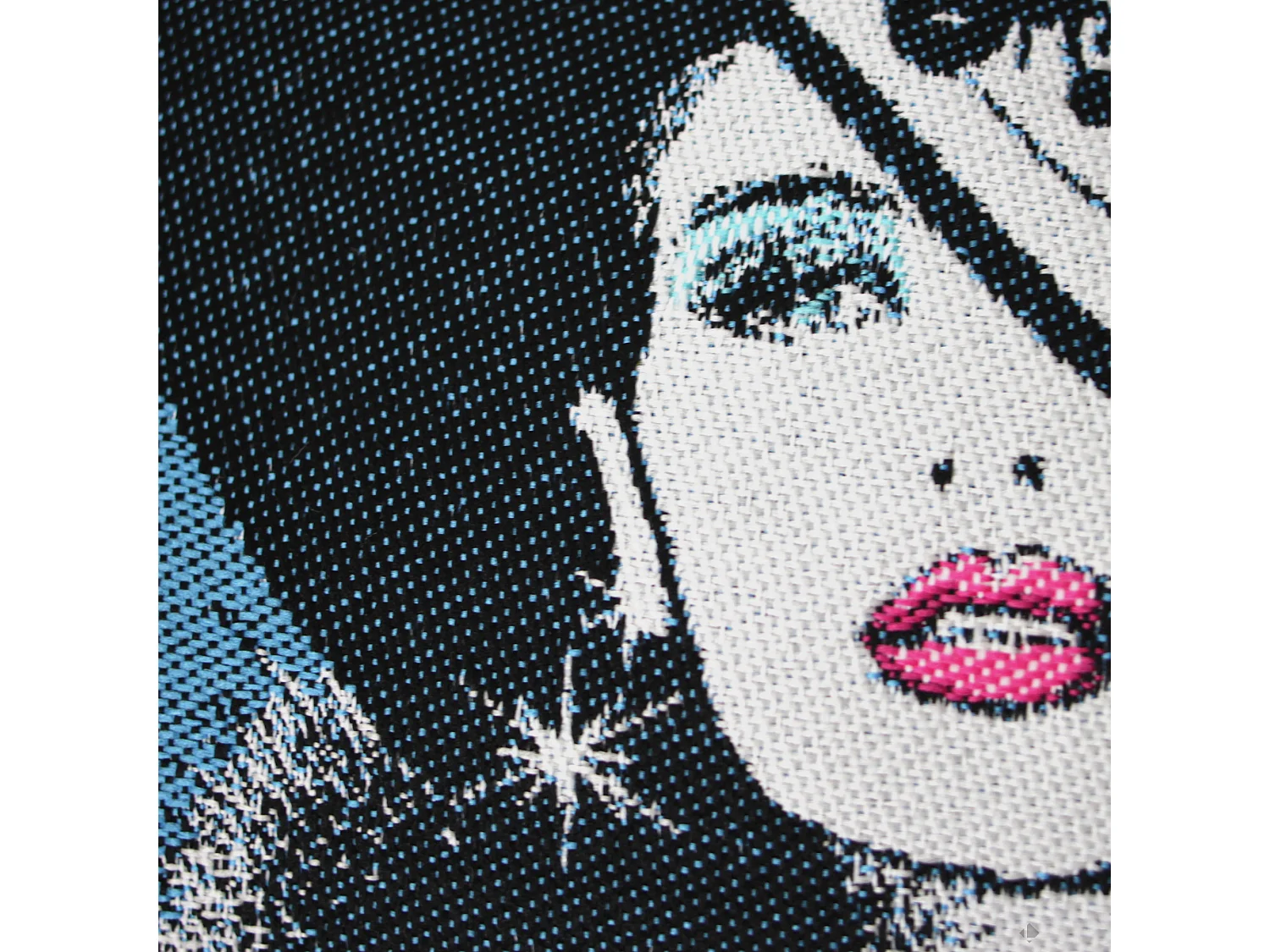 Housse de coussin 45x45 cm AUDREY Bleu