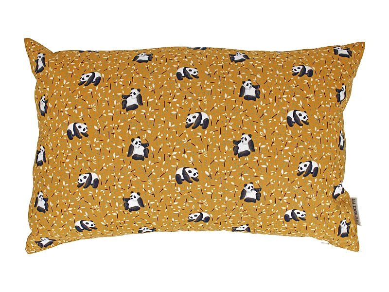 Housse de coussin 40x60 cm TAO marron Cacahuète