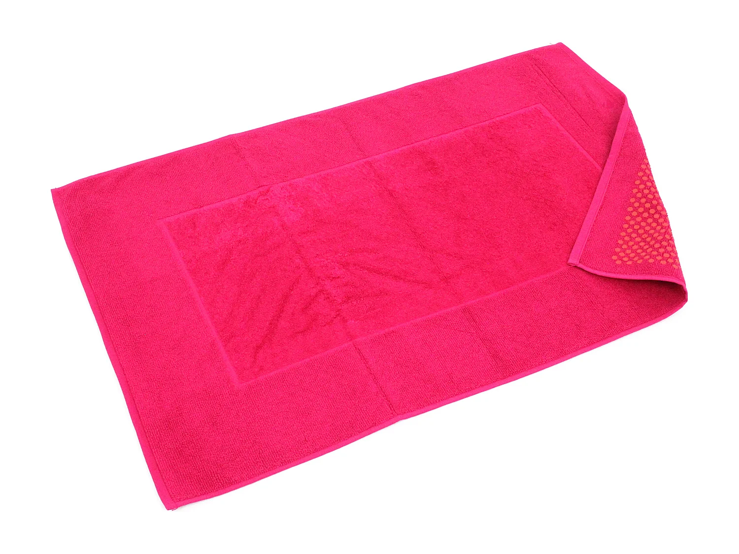 Tapis de bain antidérapant 60x90 cm velours PRESTIGE rose Fuschia