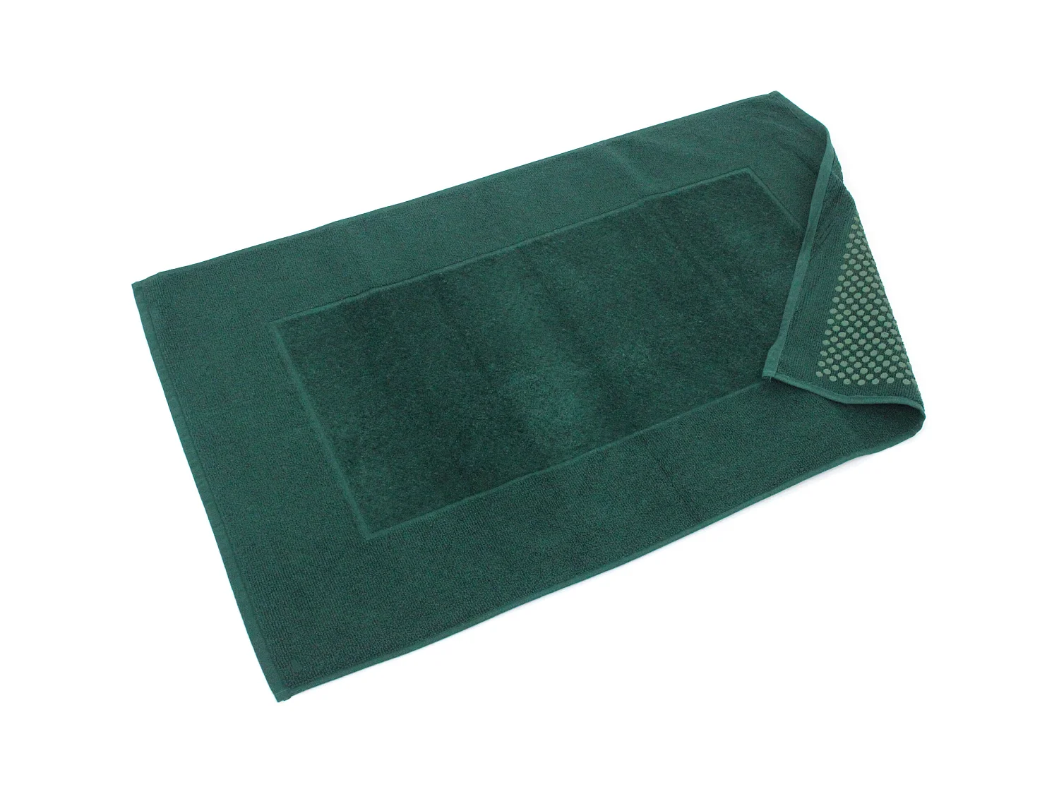 Tapis de bain antidérapant 60x90 cm velours PRESTIGE vert Kaki