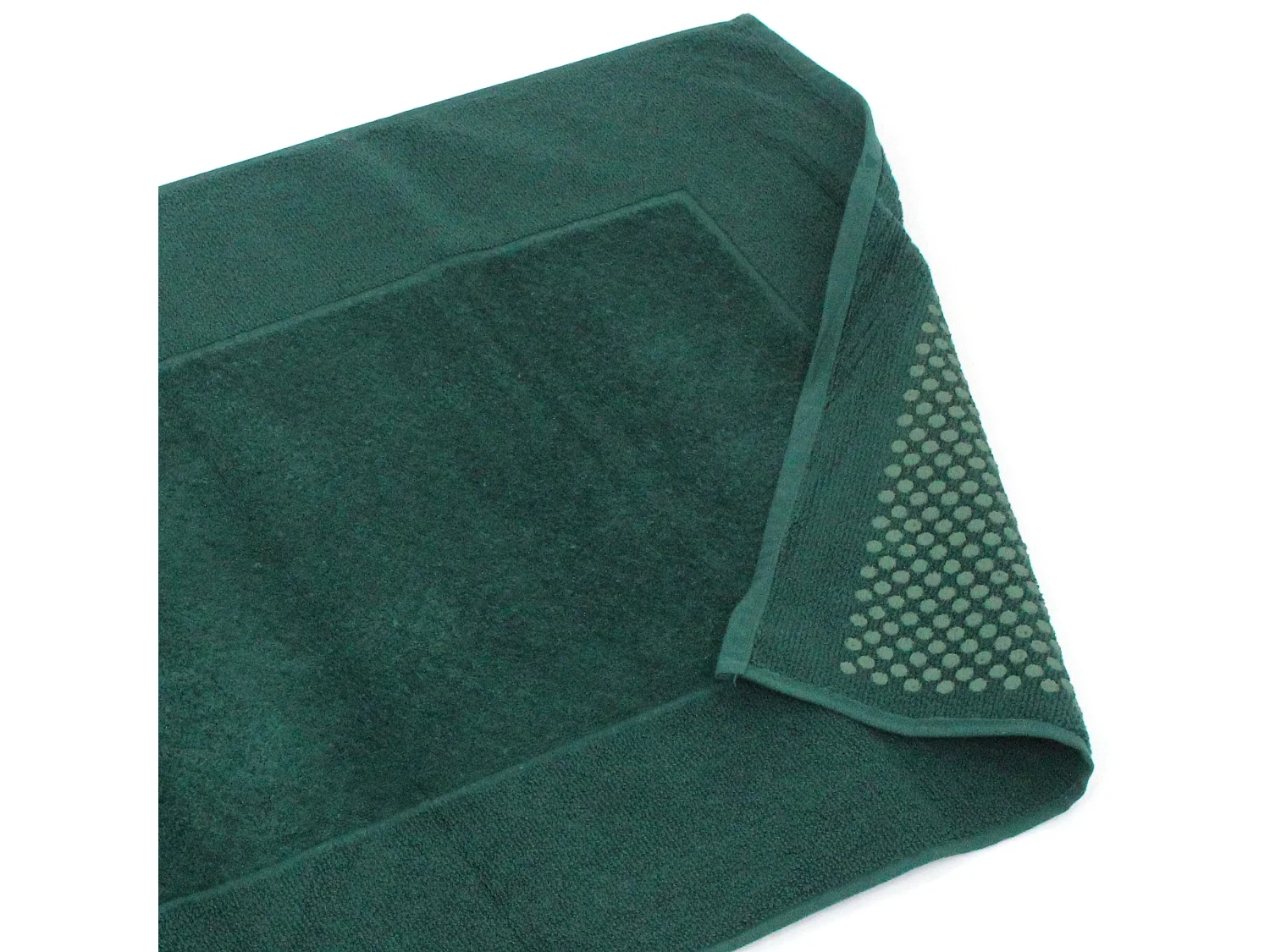 Tapis de bain antidérapant 60x90 cm velours PRESTIGE vert Kaki