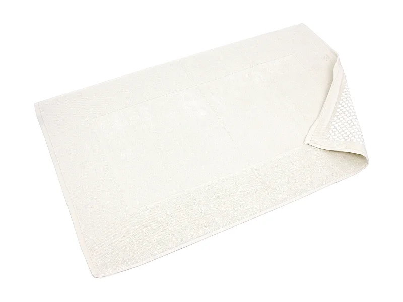 Tapis de bain antidérapant 60x90 cm velours PRESTIGE marron Beige