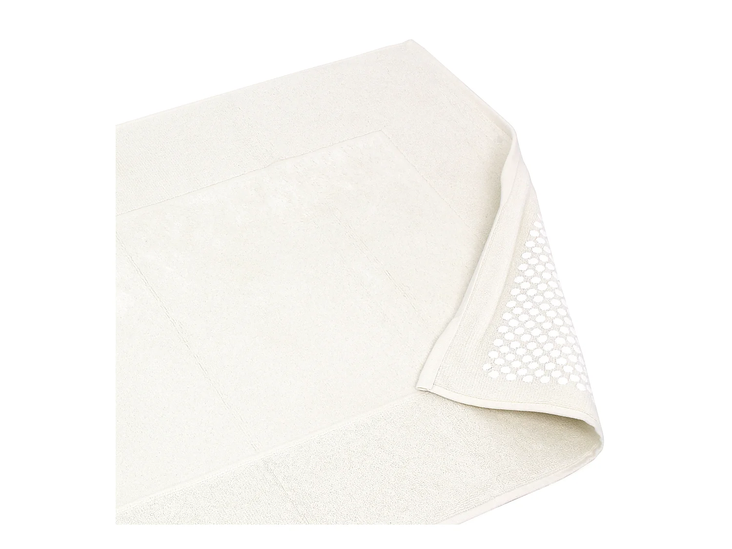 Tapis de bain antidérapant 60x90 cm velours PRESTIGE marron Beige