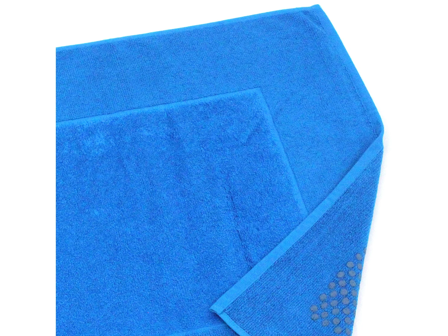 Tapis de bain antidérapant 60x60 cm velours PRESTIGE bleu Turquoise