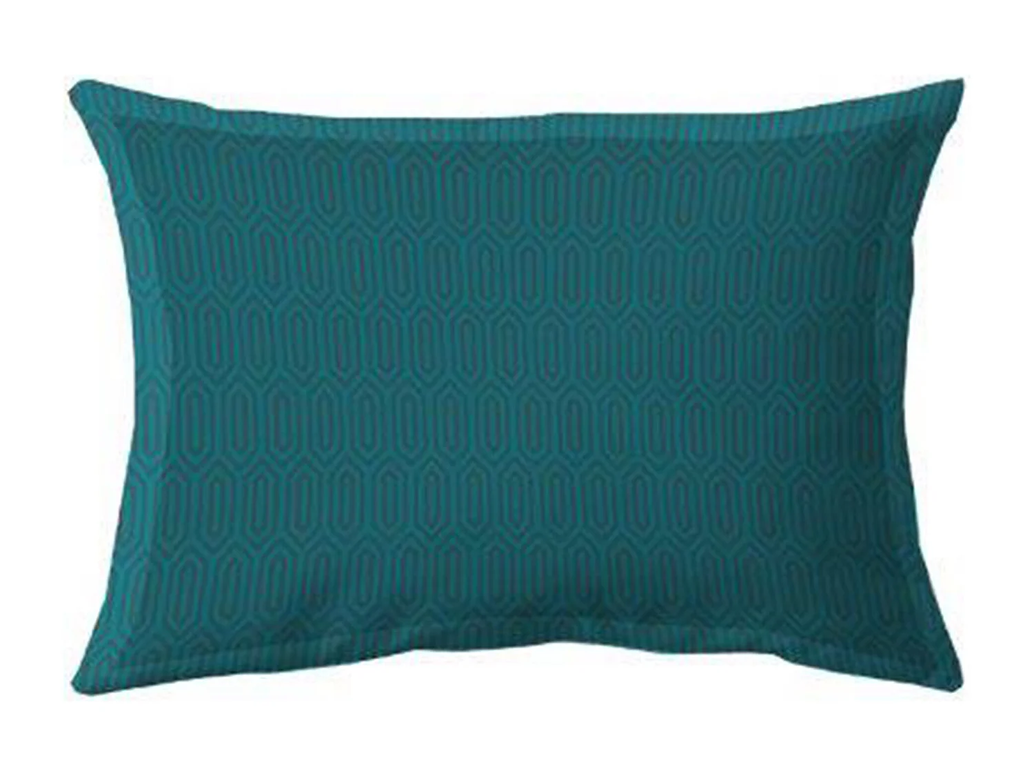 Taie d'oreiller 50x70 cm percale de coton PAST Bleu Canard