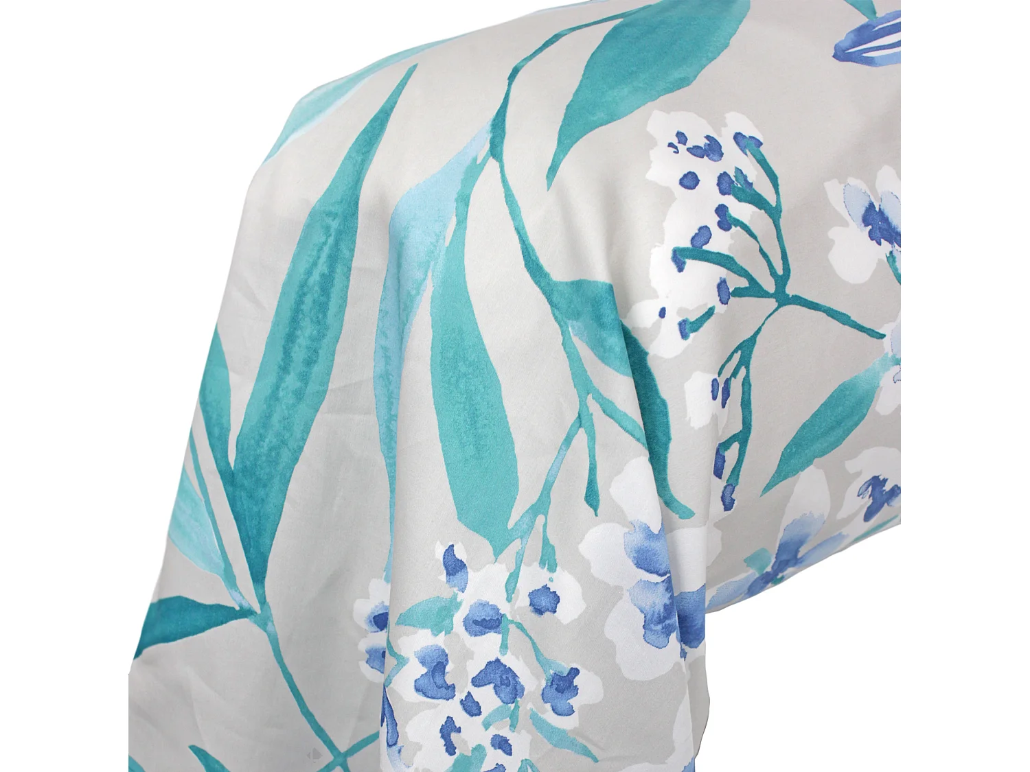 Taie de traversin 240x43 cm satin de coton FRIDA vert emeraude