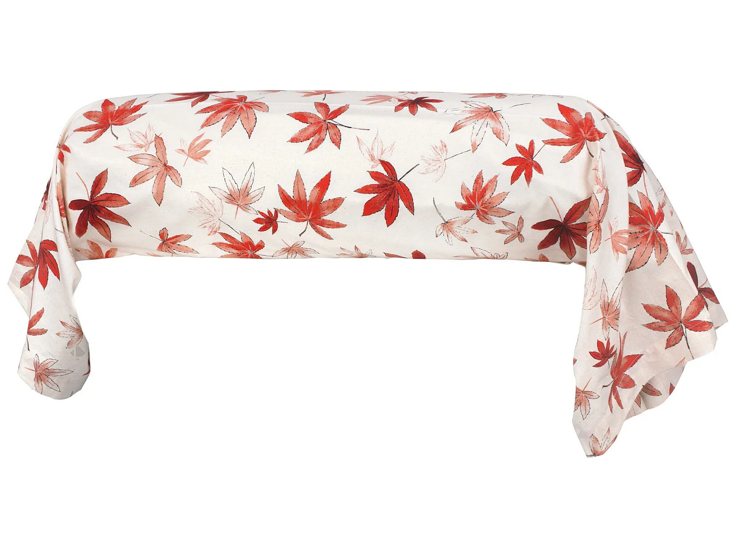 Taie de traversin 140x43 cm coton FANTASQUE écru corail