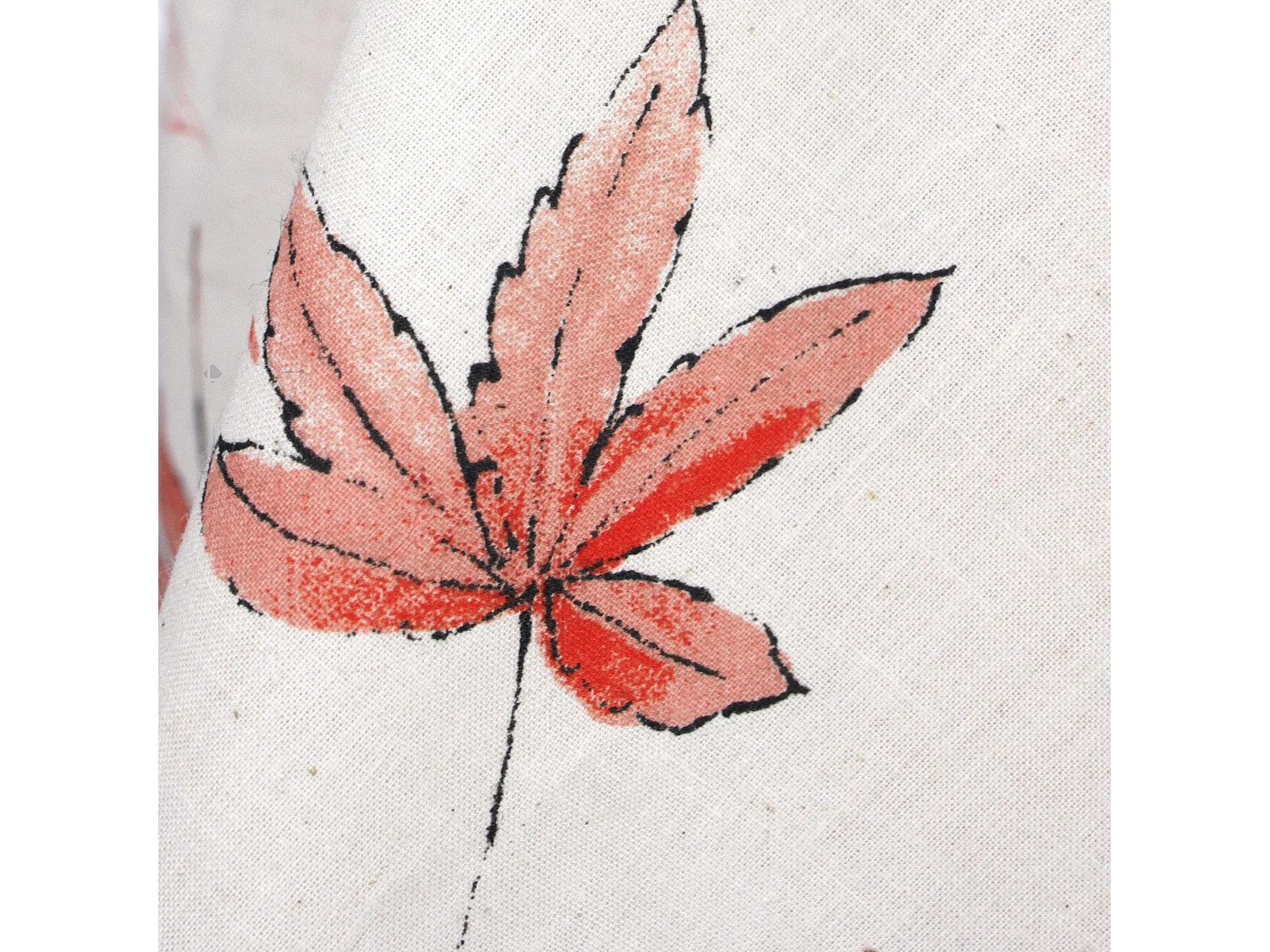 Taie de traversin 140x43 cm coton FANTASQUE écru corail