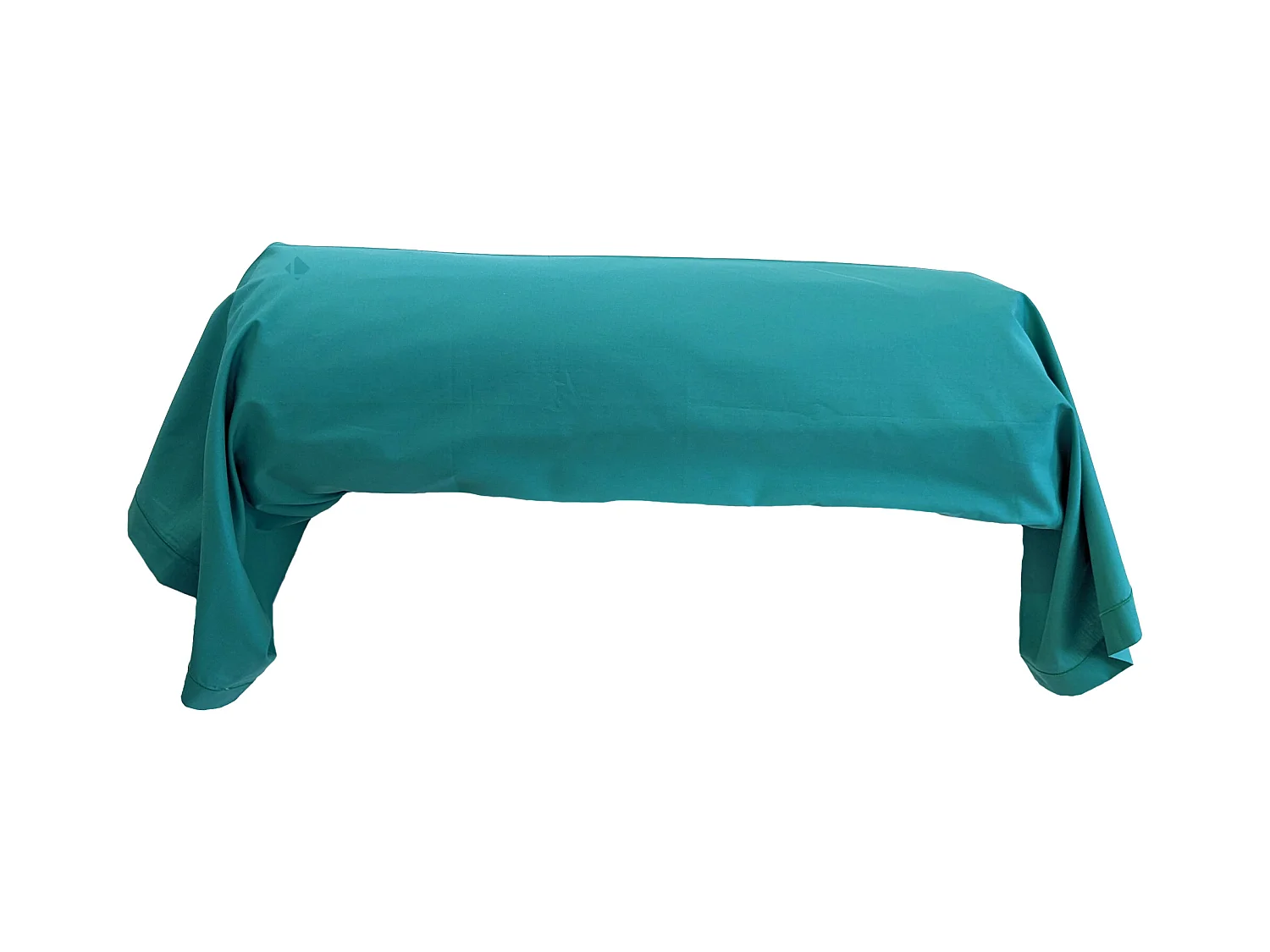 Taie de traversin 190x43 cm percale de coton GUSTAV vert Emeraude