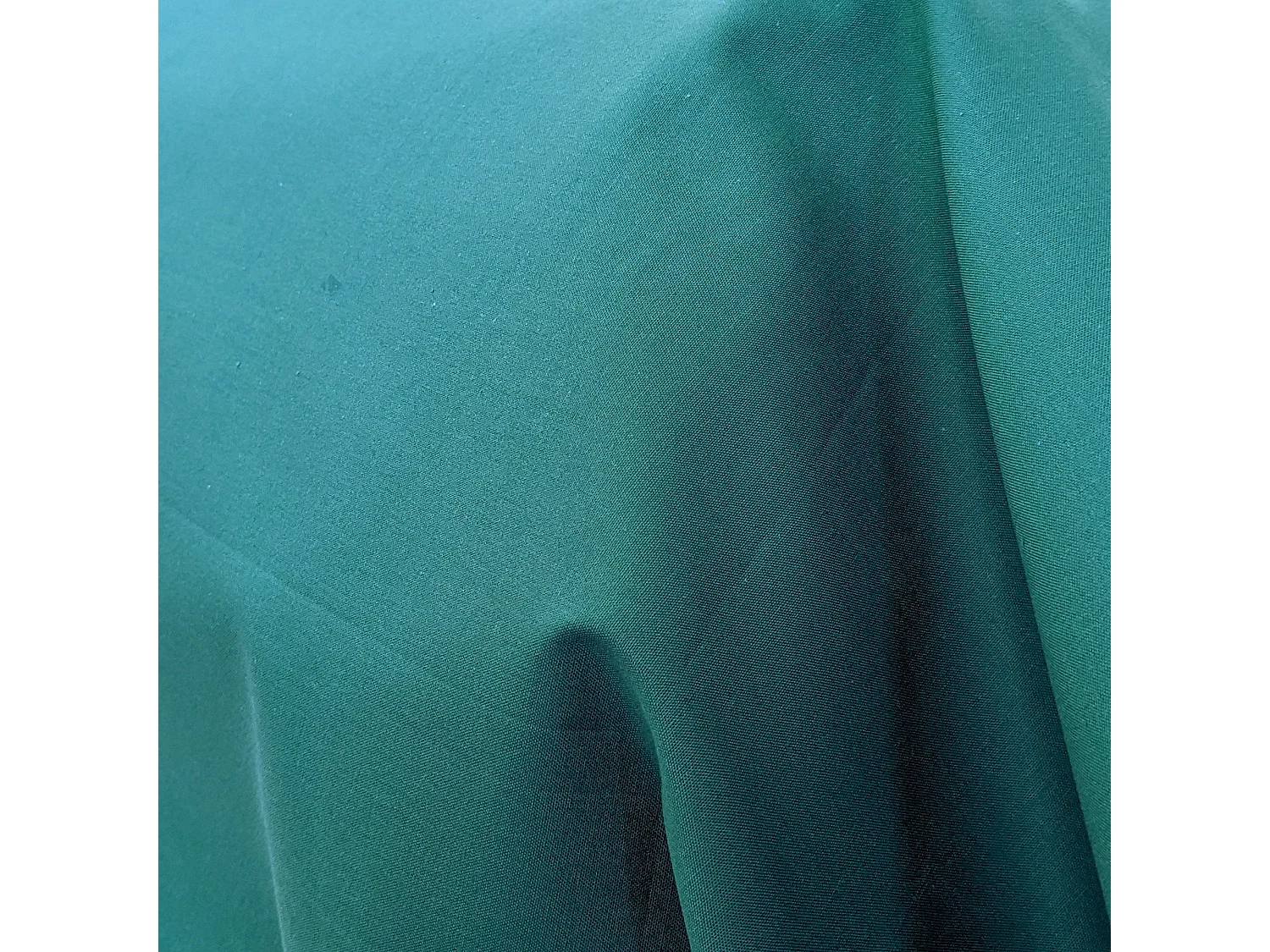 Taie de traversin 190x43 cm percale de coton GUSTAV vert Emeraude