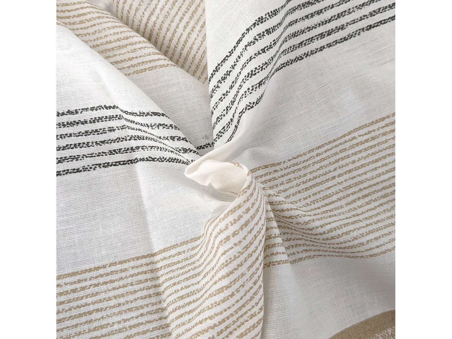 Housse de couette 260x240 cm coton DIEGO Gris