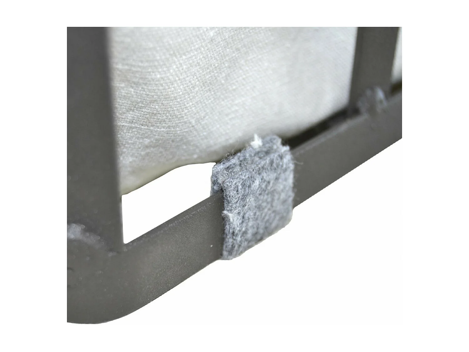 SET DE 3 PANIERS À LINGE EN MÉTAL 50 x 40 x 40 / 45 x 35 x 38 / 40 x 30 x 35