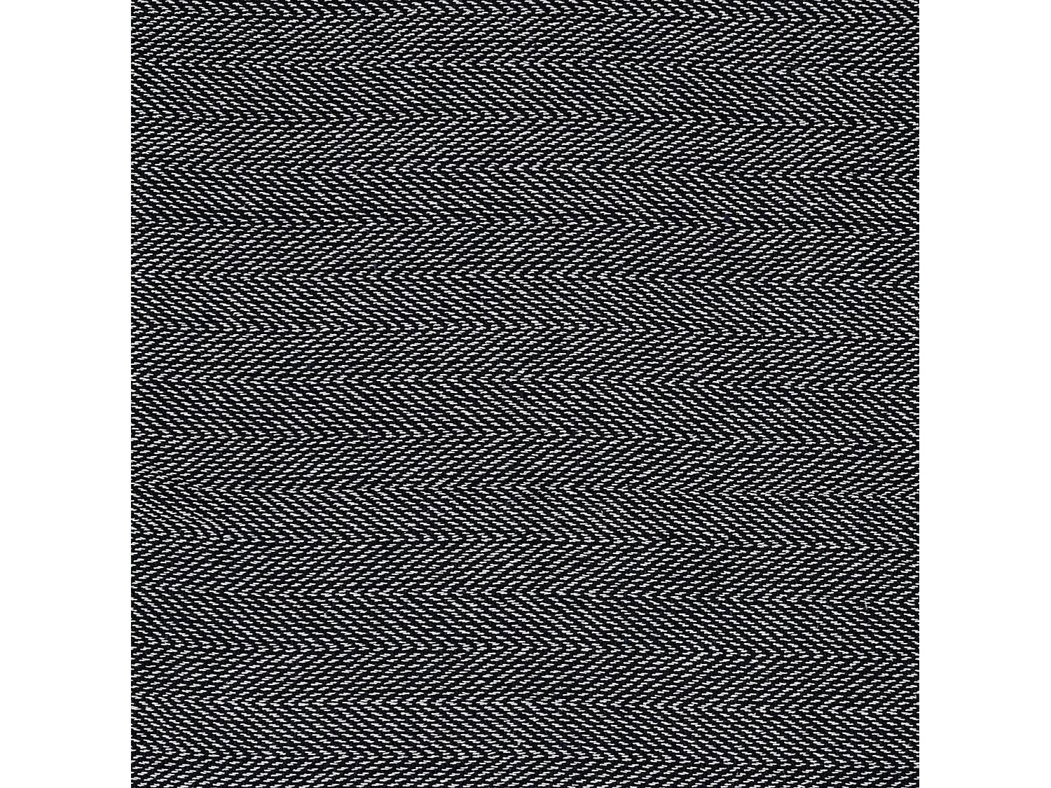 Jeté de canapé chevrons 120x150 cm ZIGZAG Blanc/Bleu