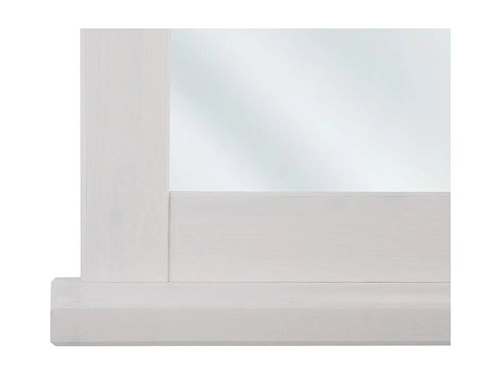 Miroir salle de bain rectangulaire blanc 80x70 cm design