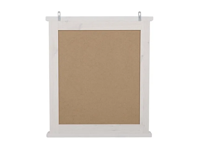 Miroir salle de bain rectangulaire blanc 80x70 cm design