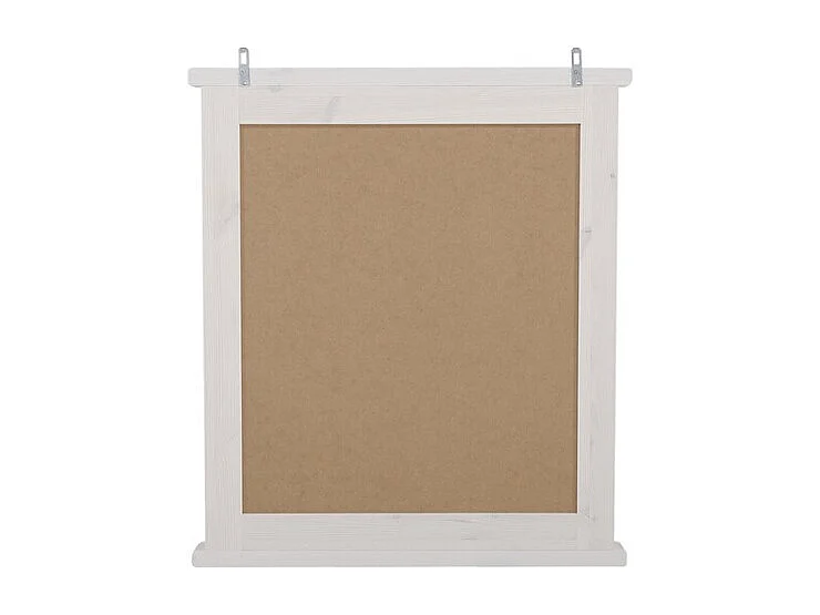 Miroir salle de bain rectangulaire blanc 80x70 cm design