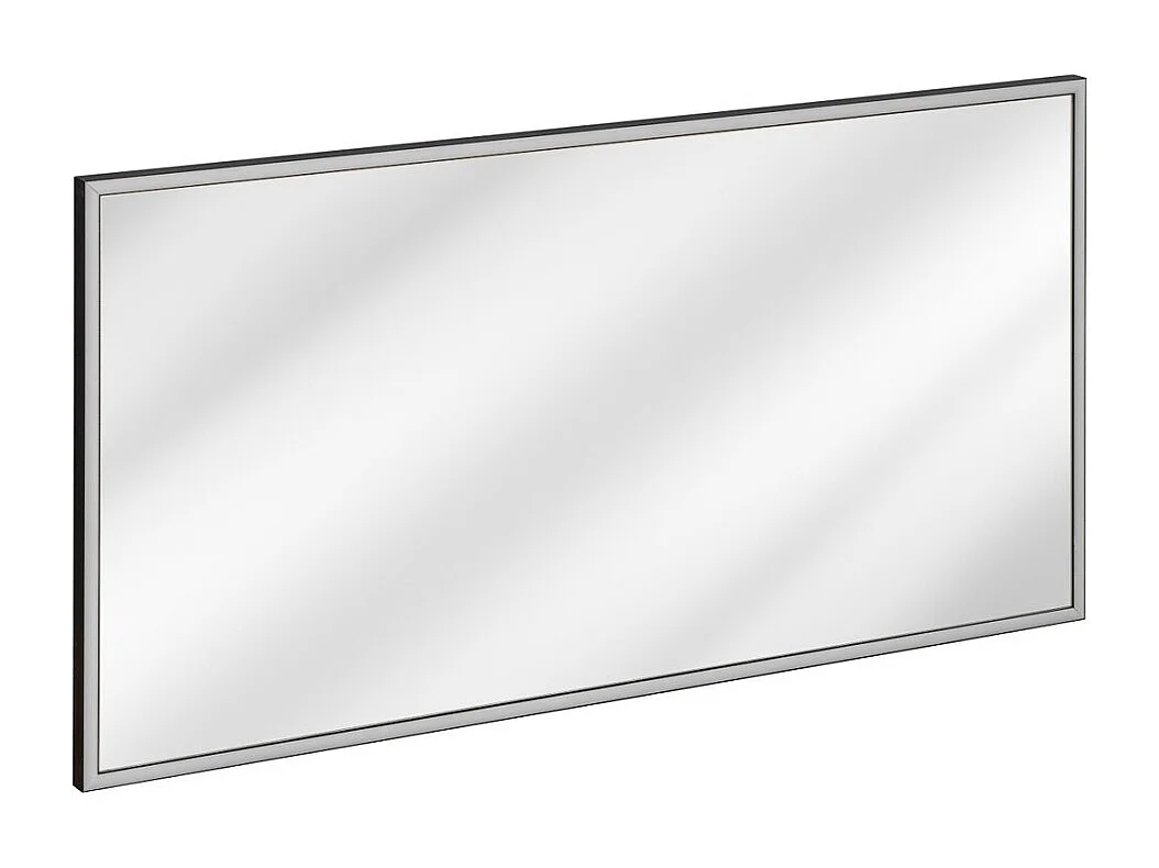 Miroir salle de bain rectangulaire graphite 123x68 cm design