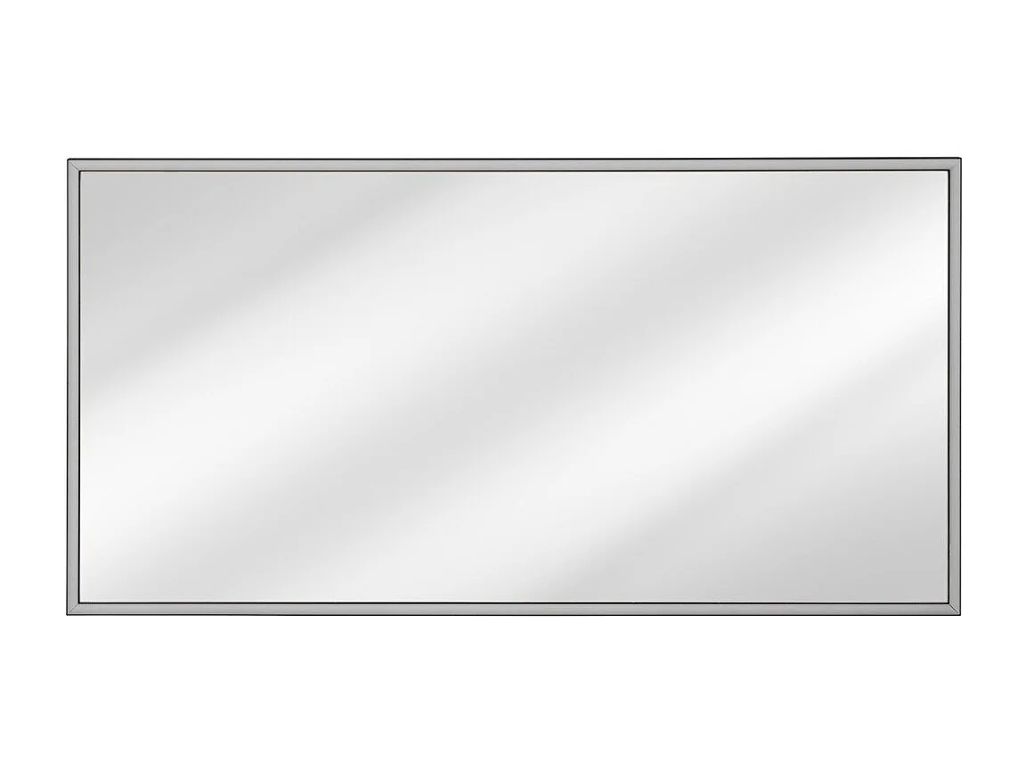 Miroir salle de bain rectangulaire graphite 123x68 cm design