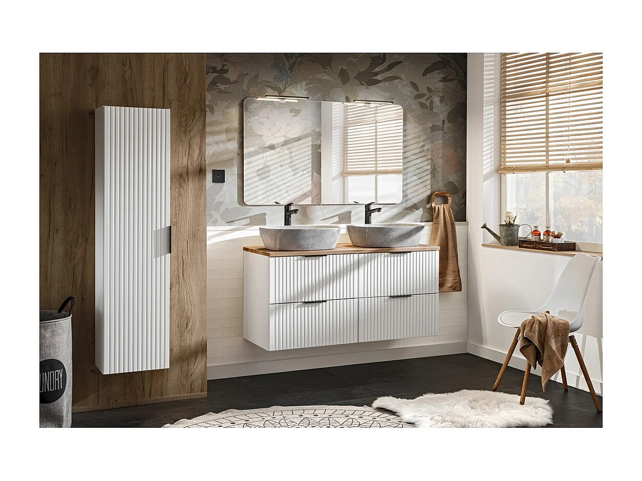 Miroir salle de bain rectangulaire 120x70 cm sans cadre design