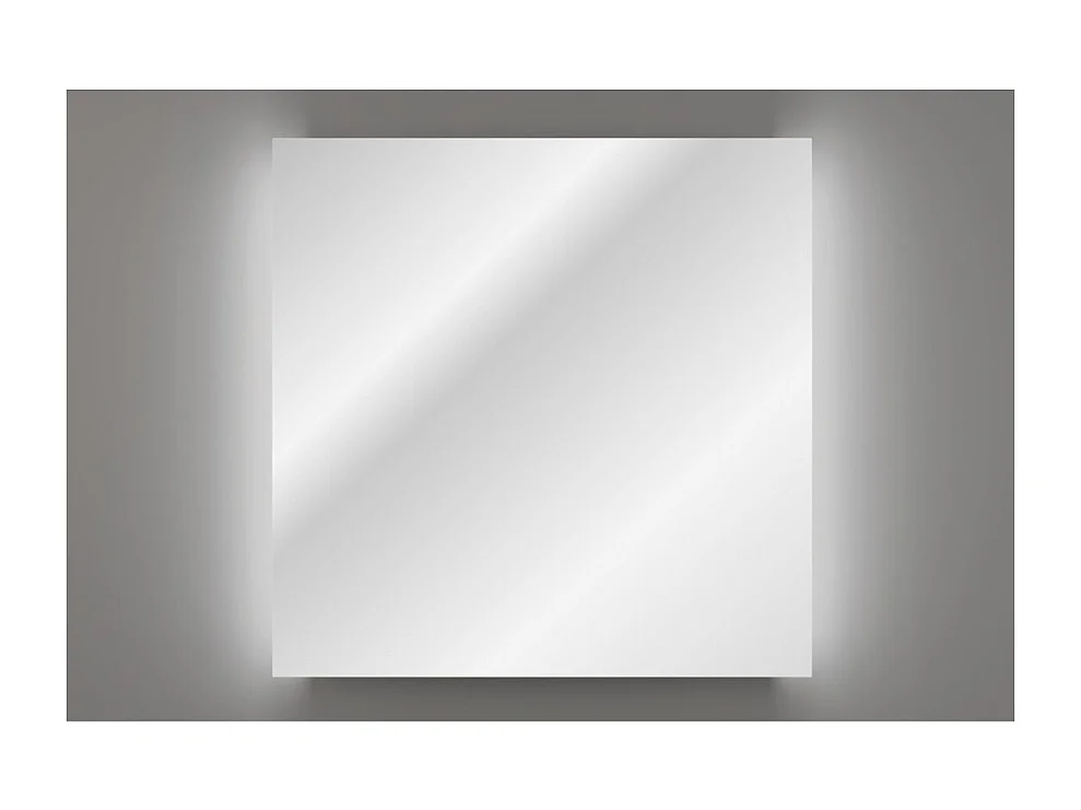 Spiegel voor badkamer LED vierkant 80x80 cm modern design