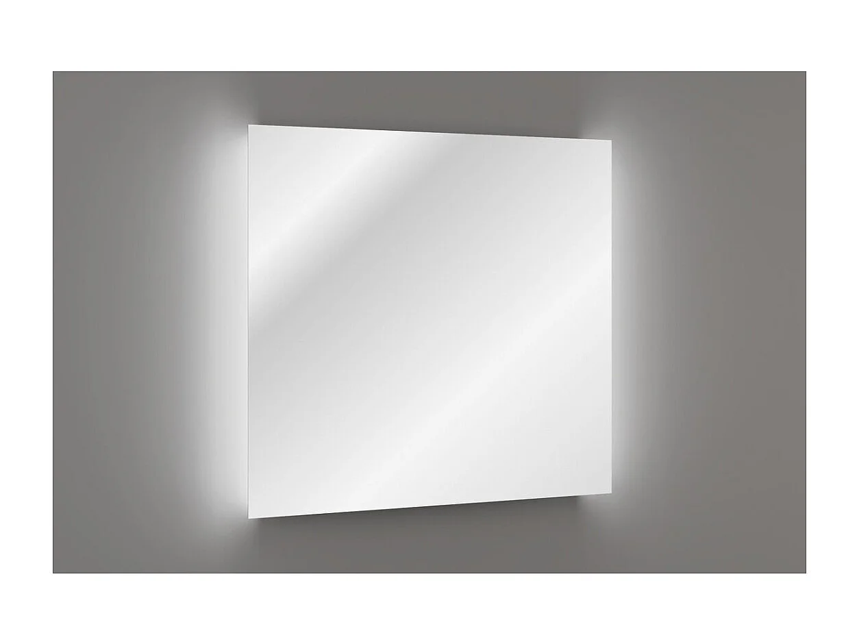 Spiegel voor badkamer LED vierkant 80x80 cm modern design