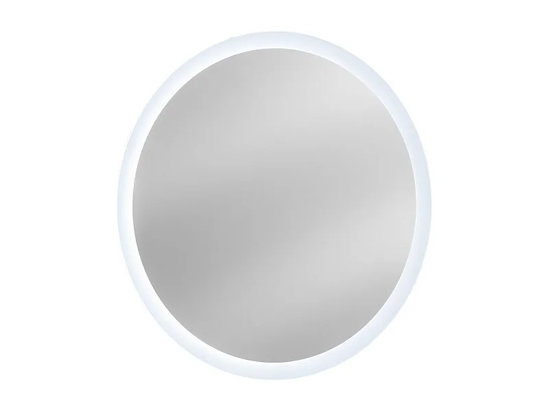 Miroir salle de bain LED rond 60 cm sans cadre design