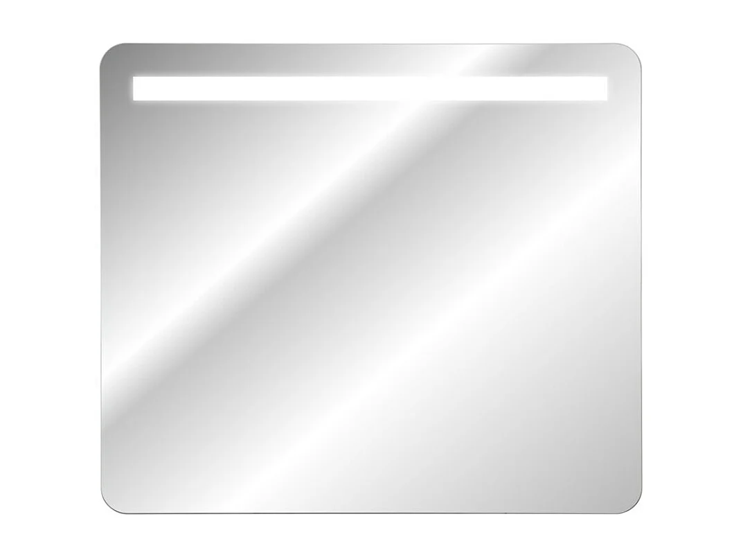 Miroir salle de bain LED rectangulaire 80x70 cm sans cadre design