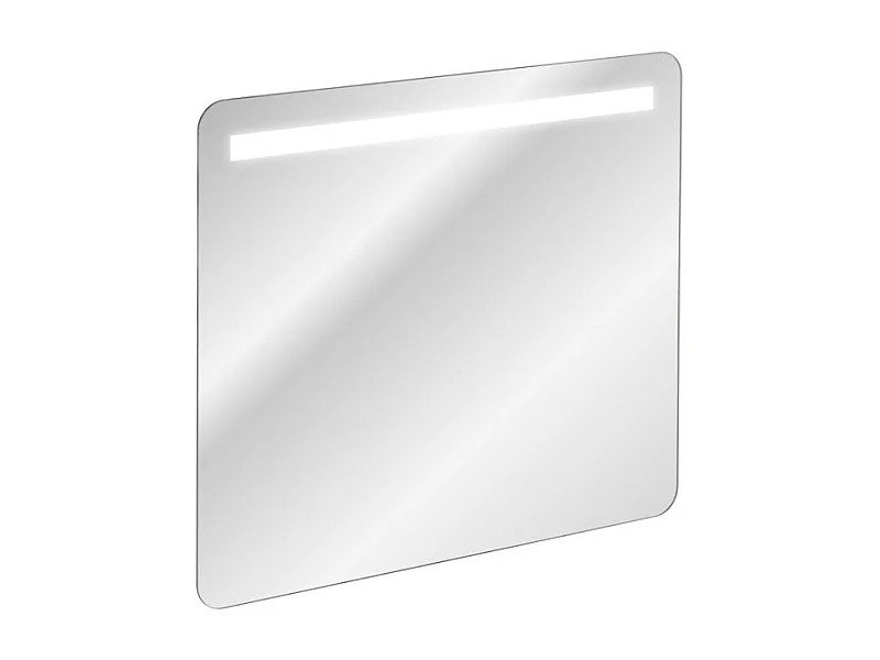 Miroir salle de bain LED rectangulaire 80x70 cm sans cadre design