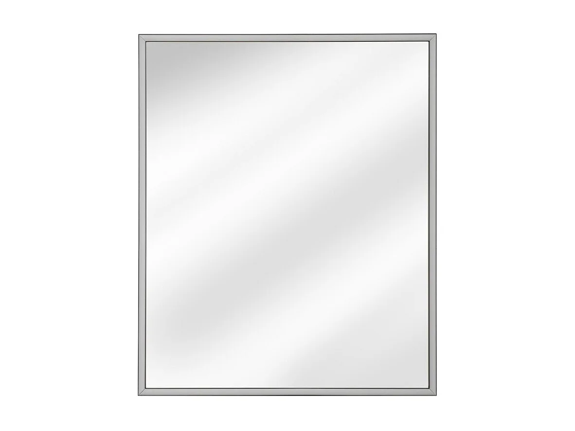 Miroir salle de bain LED rectangulaire graphite 83x68 cm design