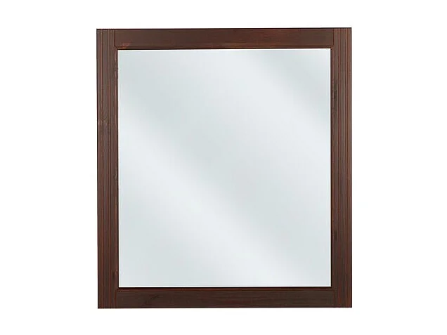 Miroir salle de bain rectangulaire bois 80x73 cm style naturel