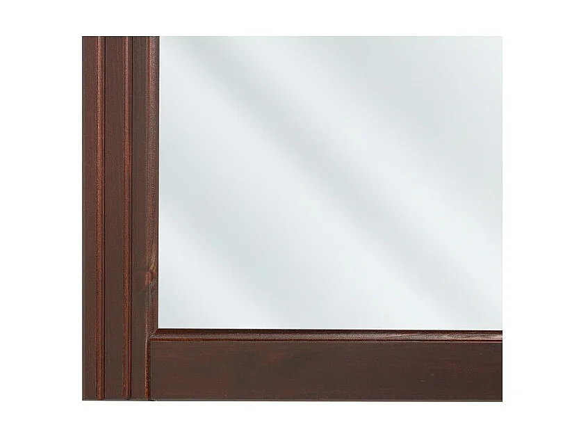 Miroir salle de bain rectangulaire bois 80x73 cm style naturel