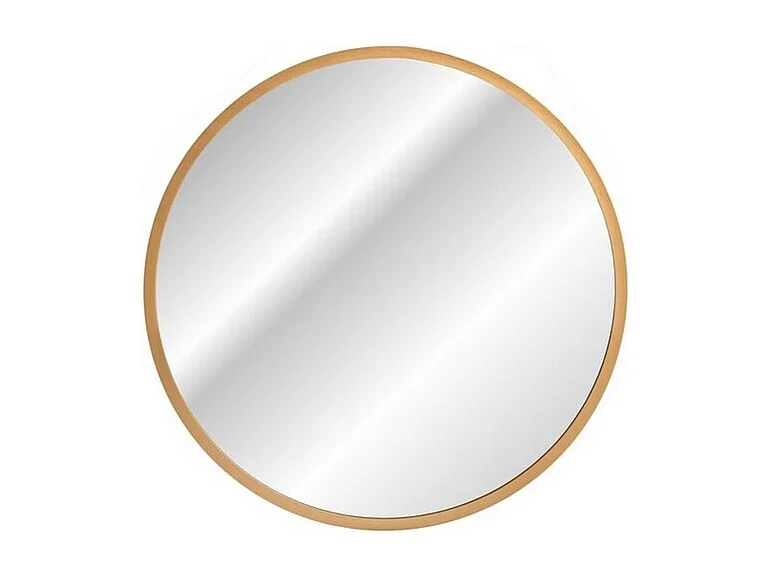 Miroir salle de bain LED rond noir 80x80 cm design