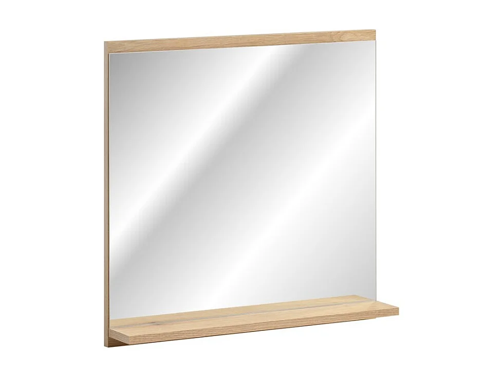 Miroir salle de bain rectangulaire 57x60 cm avec rebord rangement