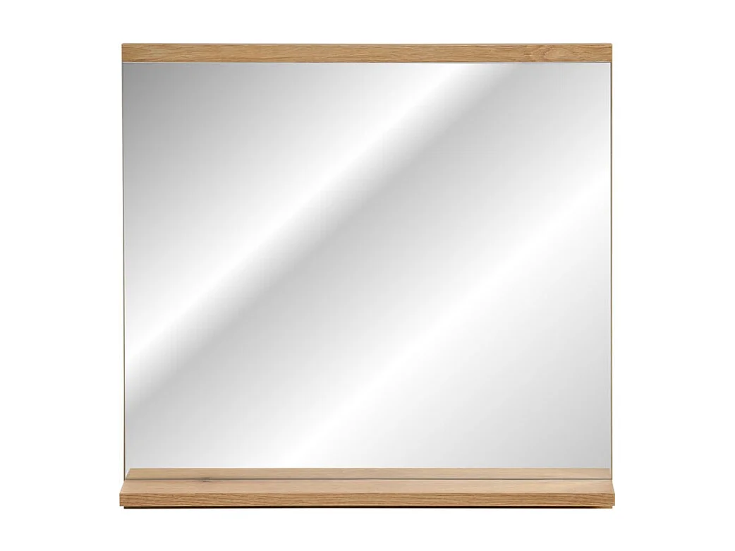 Miroir salle de bain rectangulaire 57x60 cm avec rebord rangement