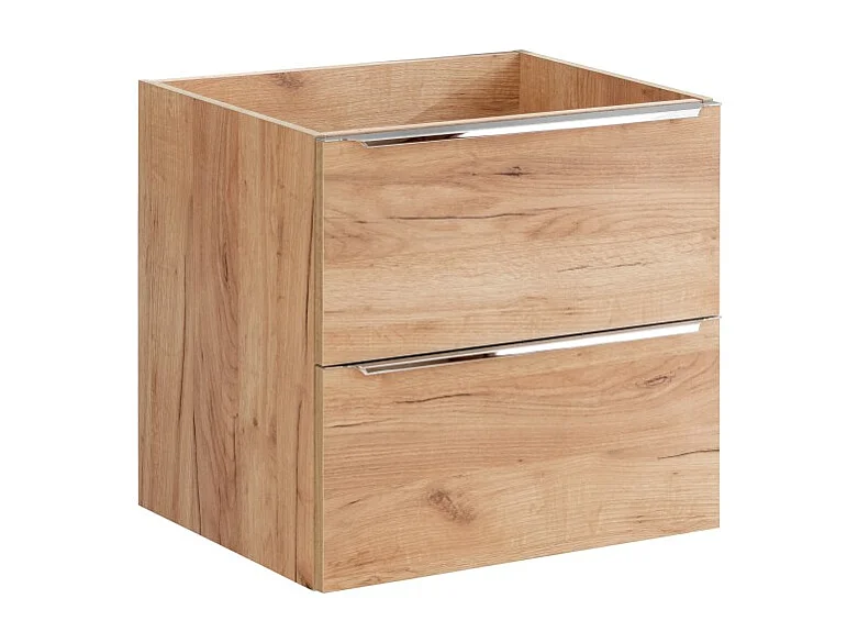 Meuble sous vasque NALYA 60 cm – Chêne clair – Élégance naturelle et design suspendu