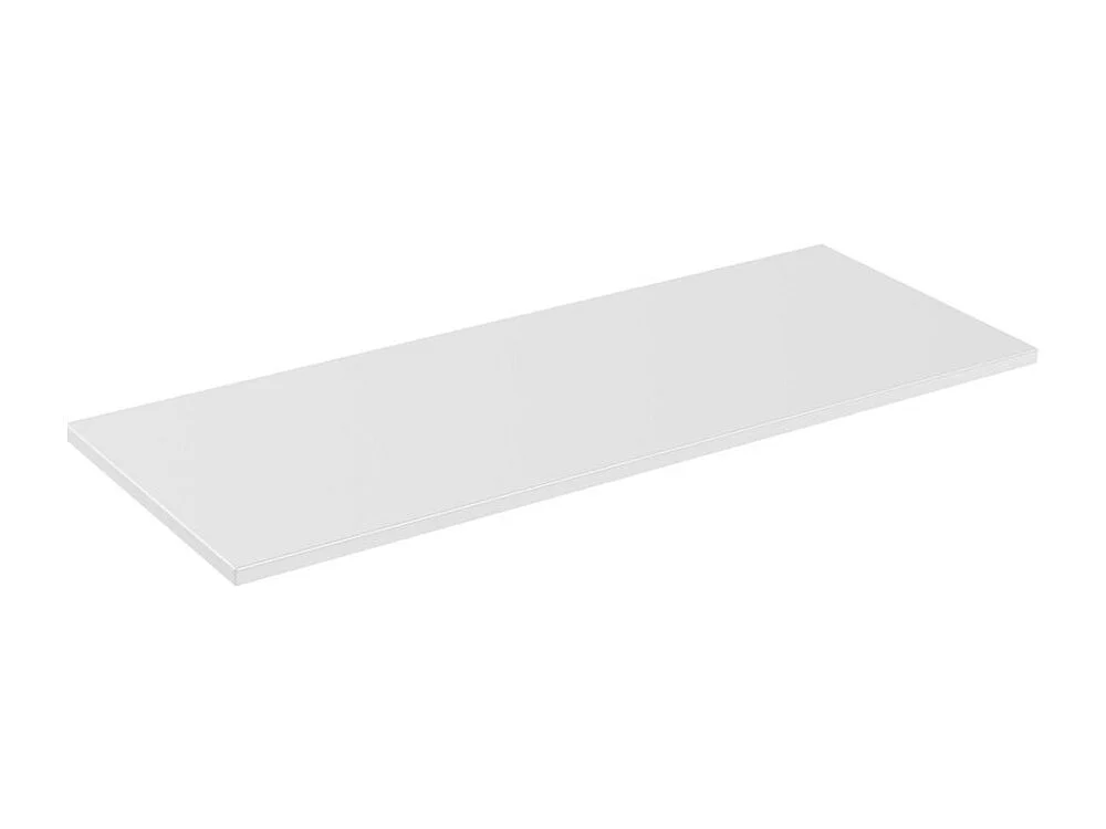 Ensemble ICON : meubles sous vasque 140cm rose poudré avec niches visibles blanches + plan pour vasque blanc