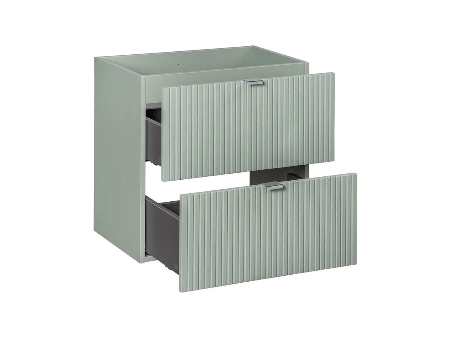 Ensemble ELVINA 140cm : meubles sous vasque à tiroirs et placards + plan pour vasque + deux vasque à poser marbrée