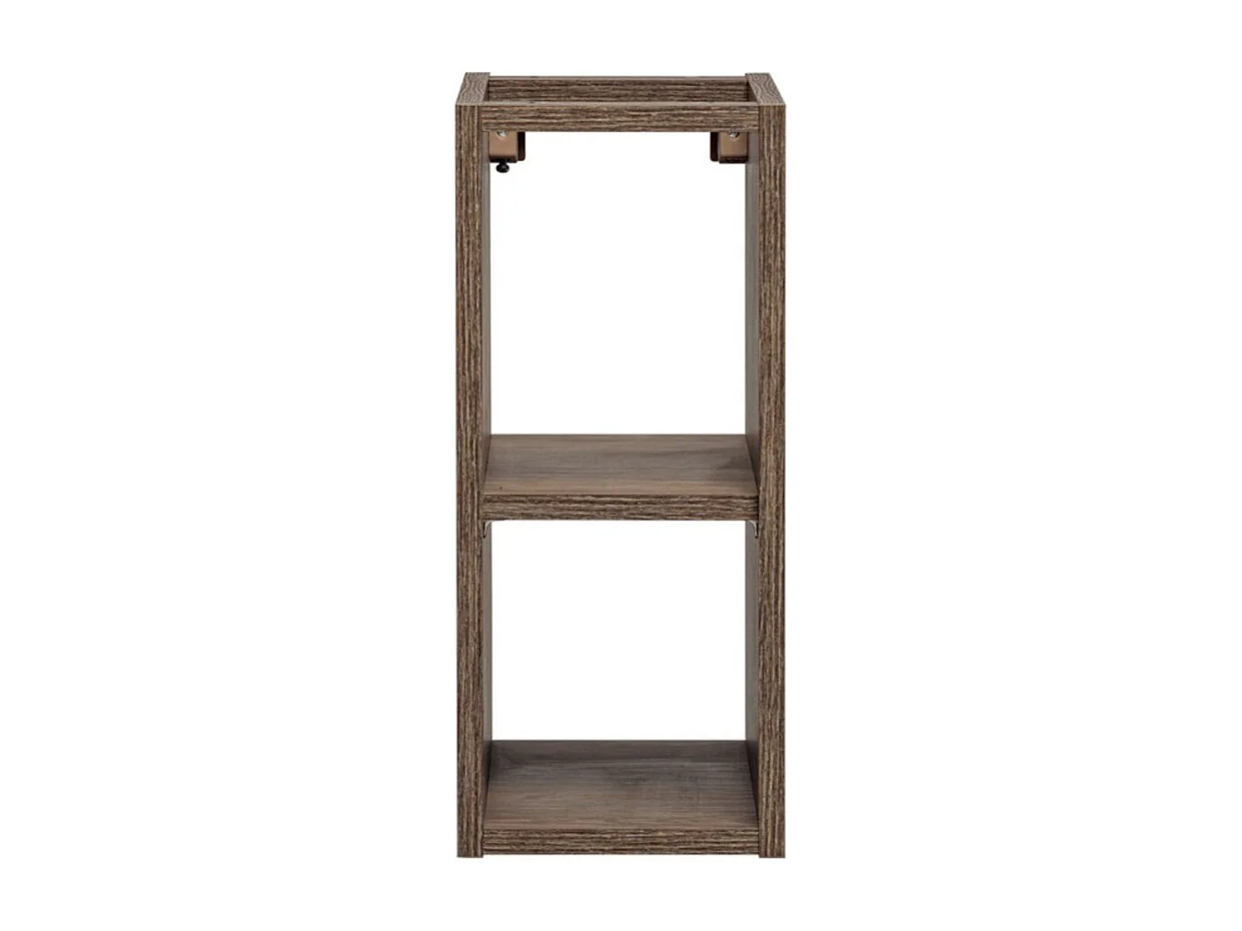 ICON set wit: onderkastmeubels 140cm met zichtbare houten nissen + twee blauwe opzetwaskommen + spiegel + LEDs + kolom