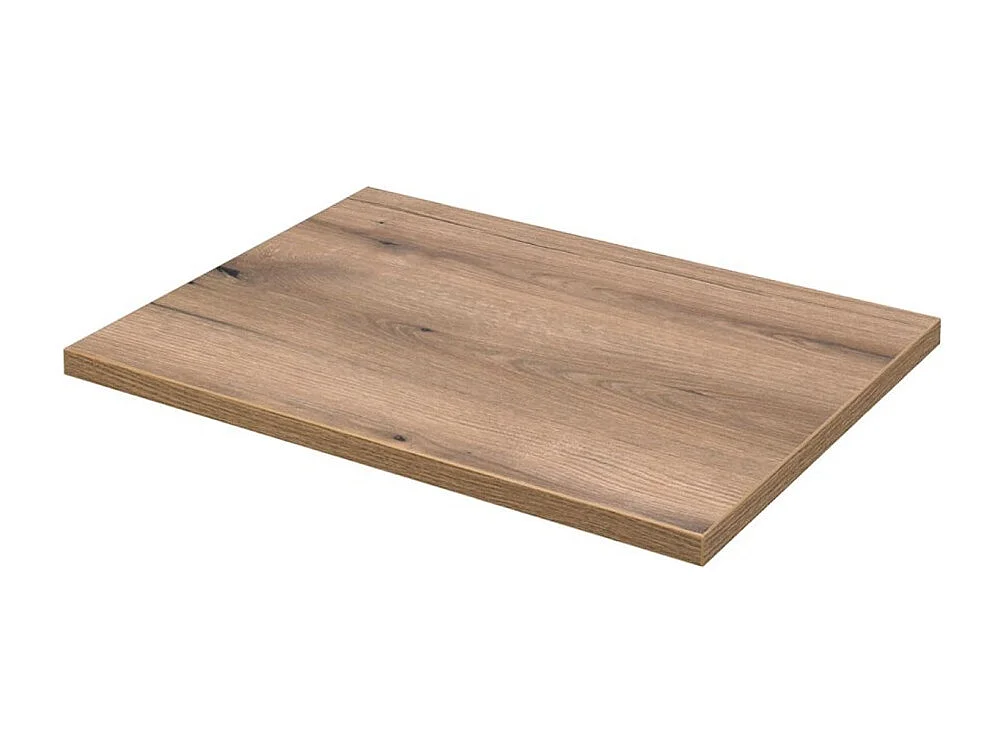 ICON set: onderkast 60cm + blad voor wastafel + ronde opbouwwastafel + kolom + verticale LED spiegel