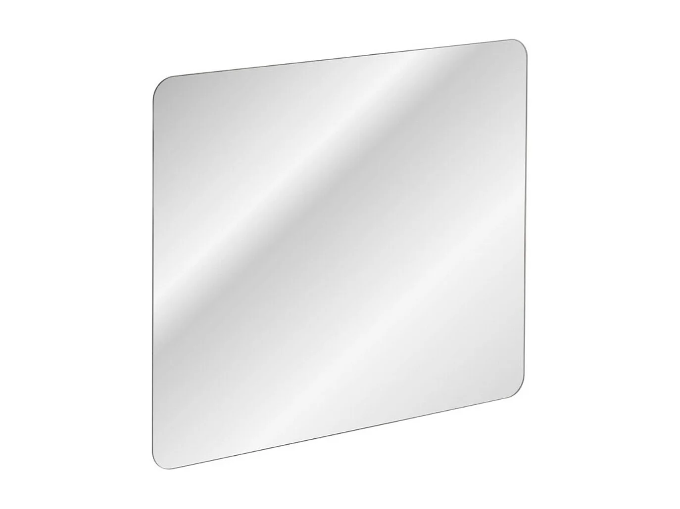 Ensemble ICON : meuble sous vasque 80cm + vasque à encastrer blanche + miroir + lampe LED + colonne