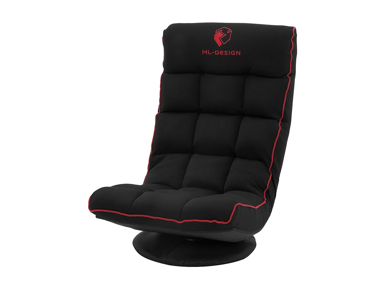 ML-Design Sedia Gaming Ergonomica Imbottita Nero Rosso Girevole a 360° Supporto Lombare e Poggiatesta Poltrona da Ufficio Regolabile Comfort Moderna