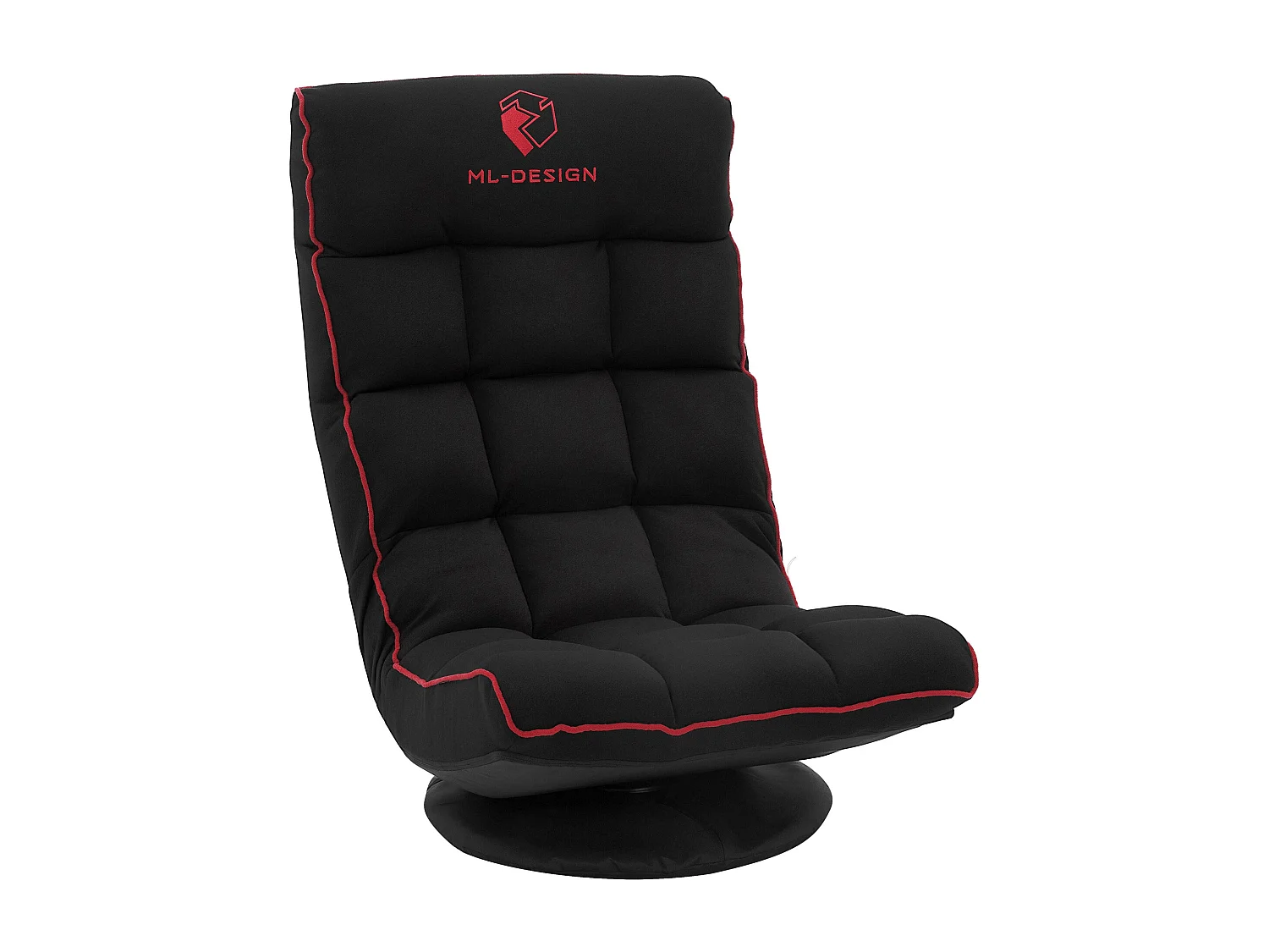 ML-Design Sedia Gaming Ergonomica Imbottita Nero Rosso Girevole a 360° Supporto Lombare e Poggiatesta Poltrona da Ufficio Regolabile Comfort Moderna