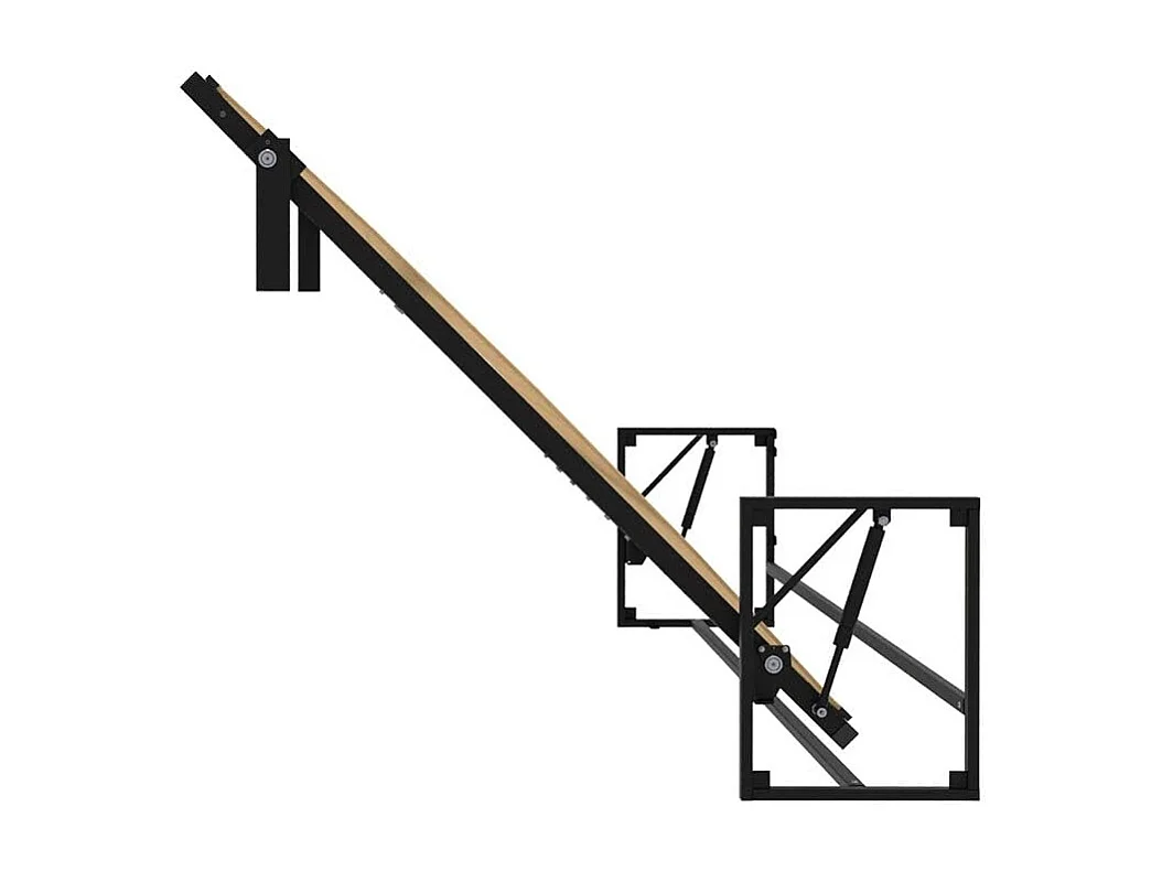 Wallbedking Lit escamotable Morphy Classic (160x200 cm, Horizontal)