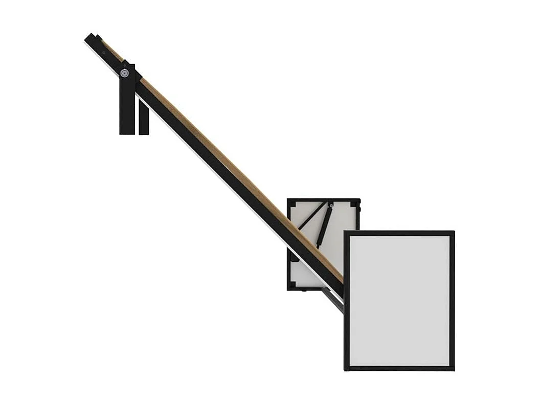 Wallbedking Lit escamotable Morphy Studio – SizeFlex & TypeFlex System (160x200 cm, Horizontale)