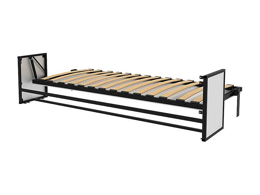 Wallbedking Klappbett Morphy Studio, modulares multifunktionales Klappbett mit Sofa-Modulen (80x200, Horizontal)