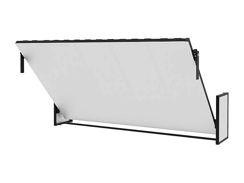 Wallbedking Klappbett Morphy Studio, modulares multifunktionales Klappbett mit Sofa-Modulen (135x190, Horizontal)