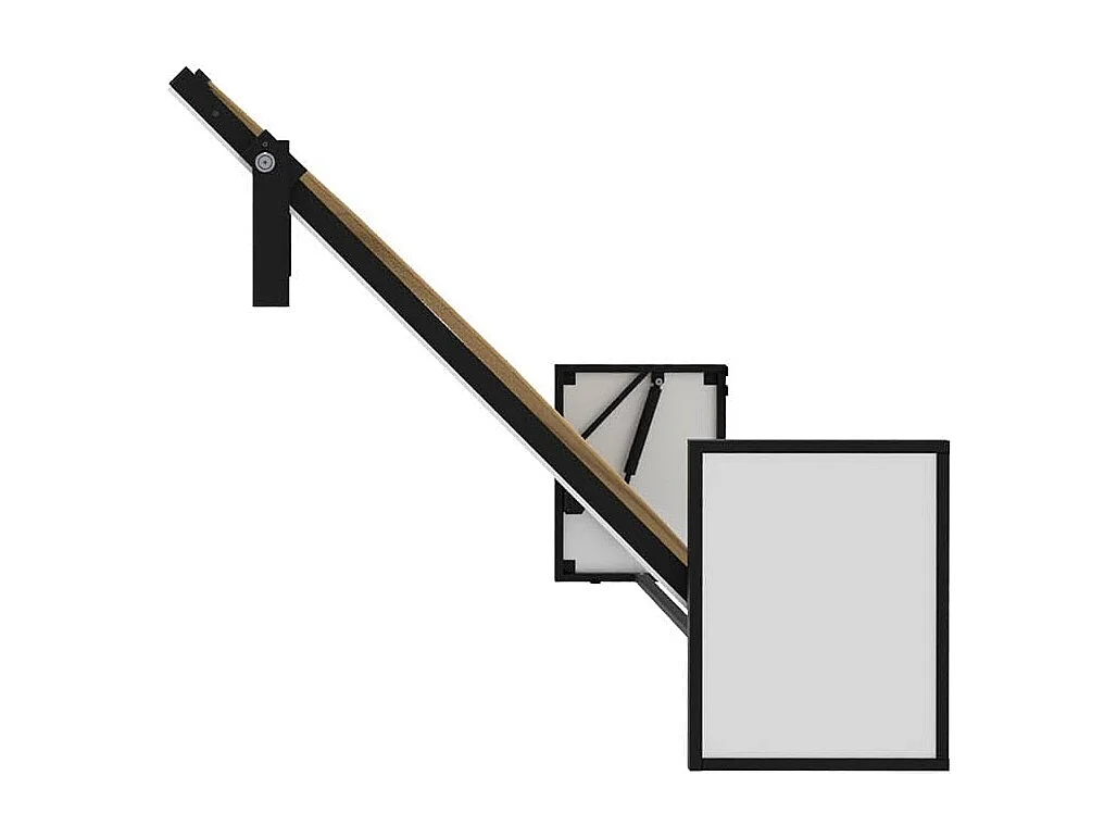 Wallbedking Klappbett Morphy Studio, modulares multifunktionales Klappbett mit Sofa-Modulen (135x190, Horizontal)