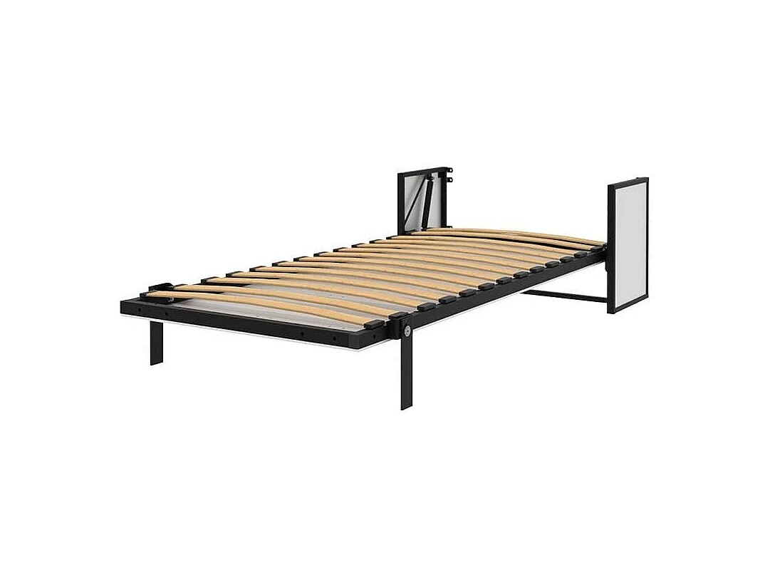 Wallbedking Klappbett Morphy Studio, modulares multifunktionales Klappbett mit Sofa-Modulen (90x190, Vertical)